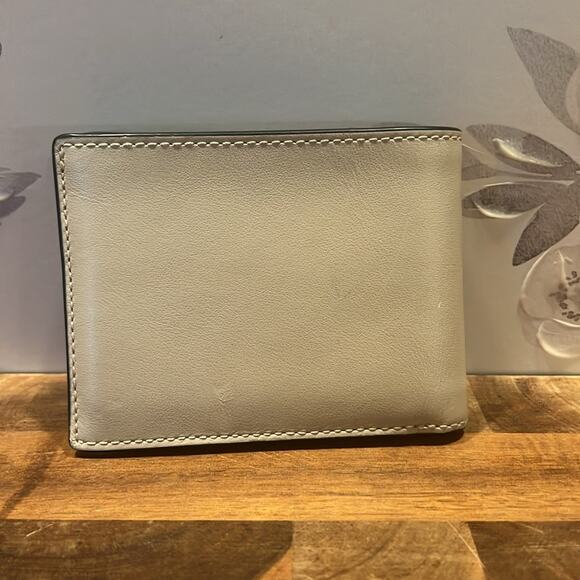 Coach Slim Billfold Wallet With Coach Stamp - Picture 3 of 12